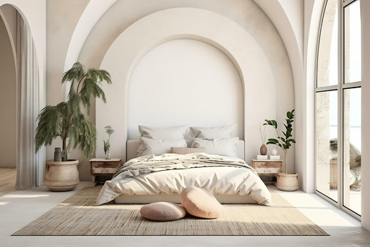 Hoe laat ik de Organic Modern stijl in mijn slaapkamer terugkomen?