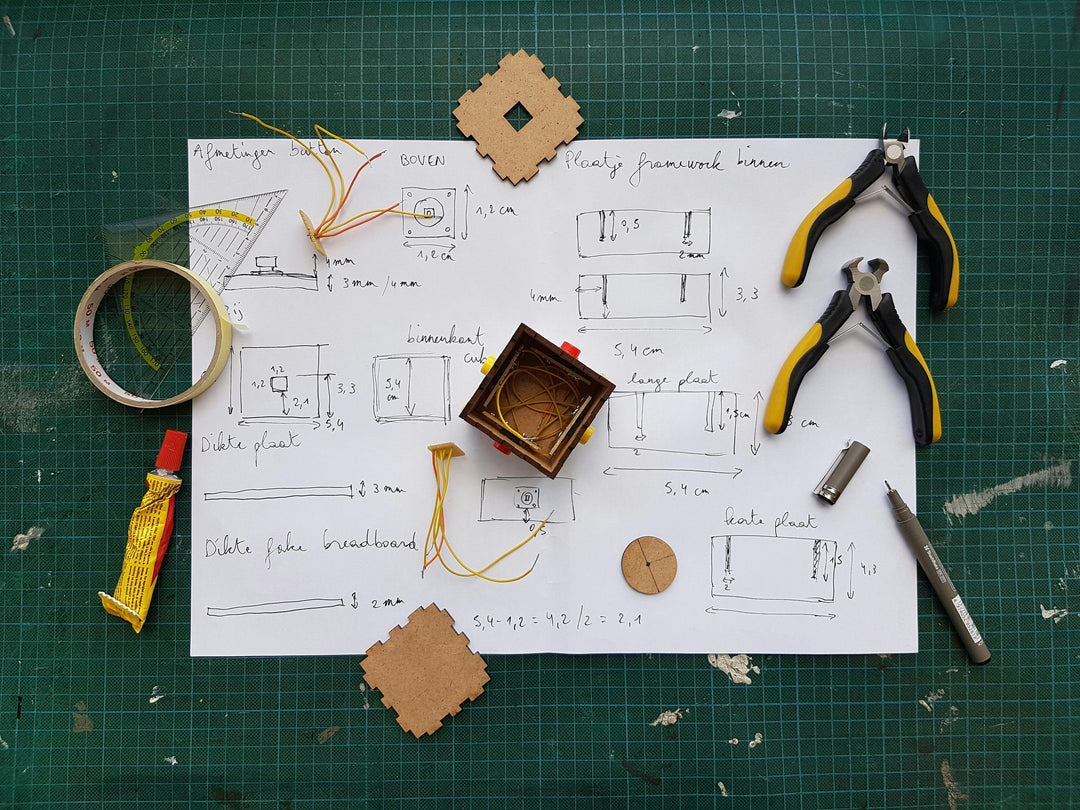 DIY stappenplan met gereedschap