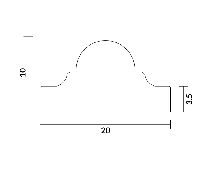 Flexlijst Crown