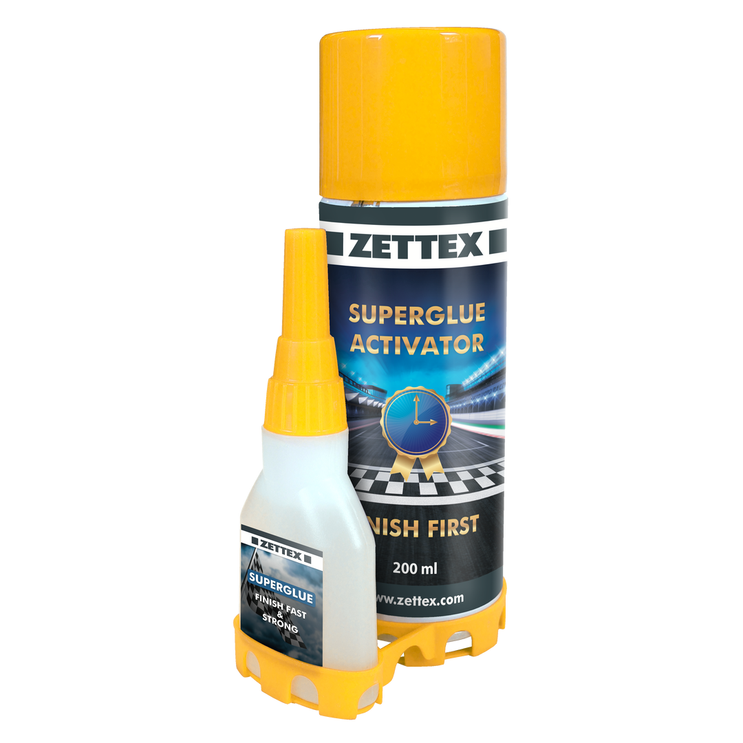 Zettex Super Glue with Activator (50 g + 200 ml)